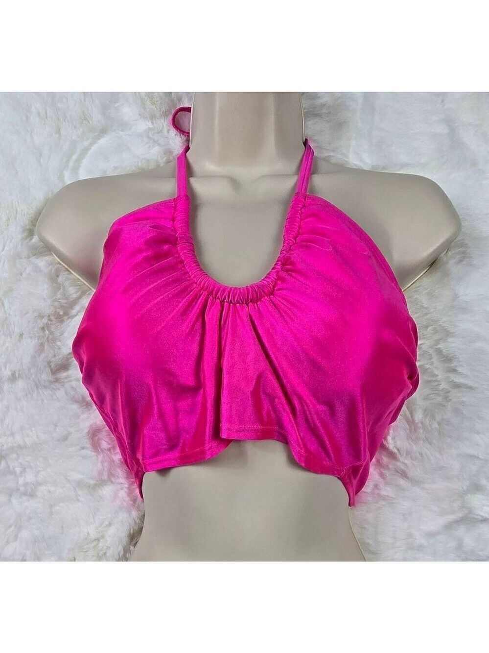Wild Fable Pink Halter Bikini Top  Medium